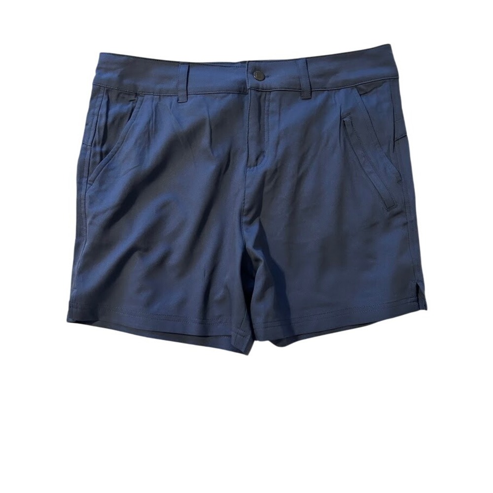 Magellan Outdoors Classic Fit Women's Size M Blue Recycled Polyester‎ Shorts
